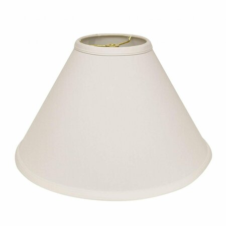 HOMEROOTS 15 in. White Deep Cone Slanted No Slub Lampshade 469907